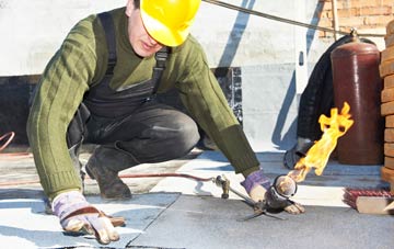 Yarpole flat roof construction